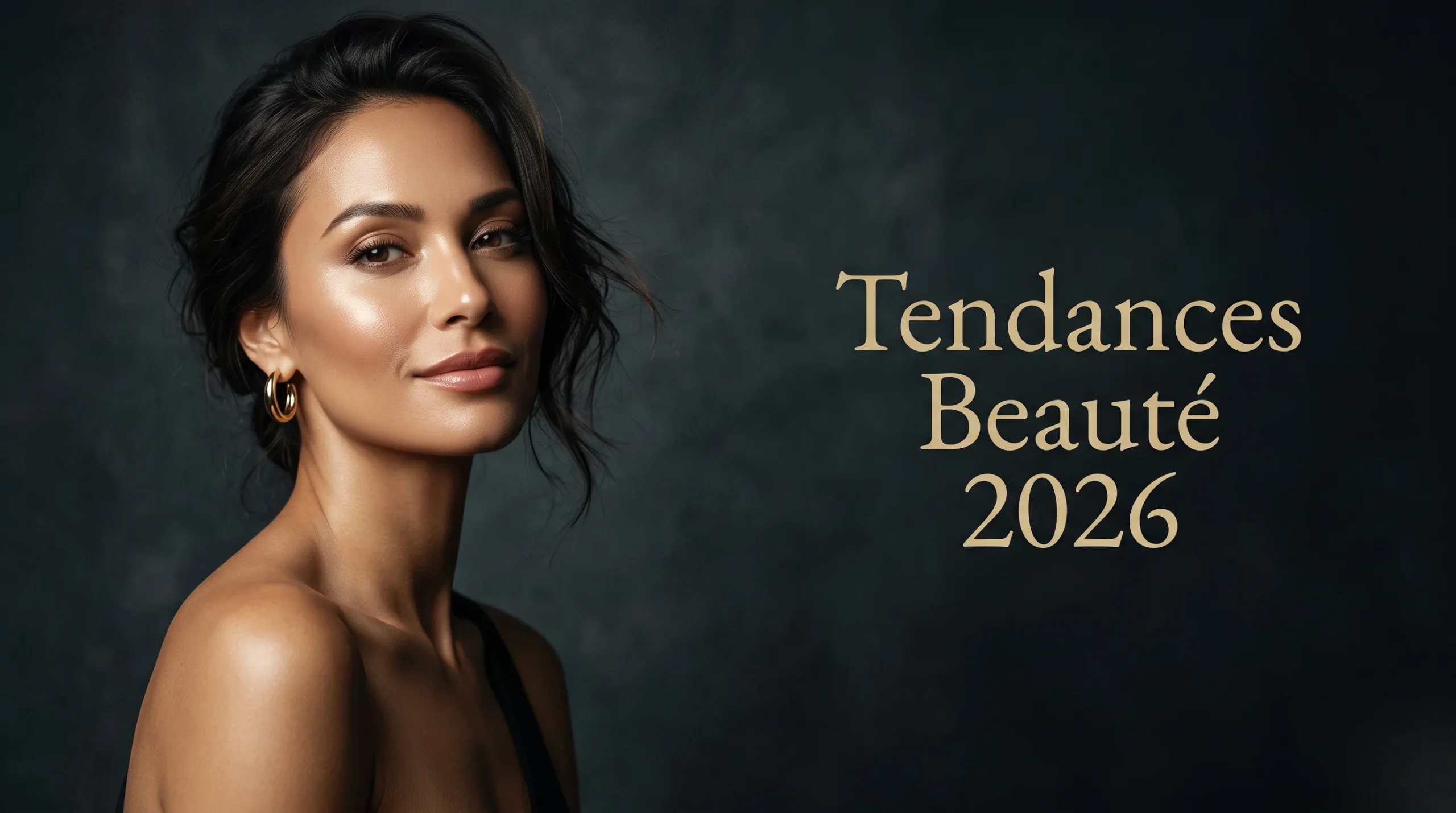Portrait lumineux pour illustrer les tendances beauté 2026.